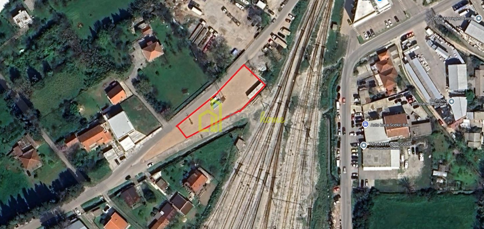 Urbanizovan plac 970m², Bar - Prodaja